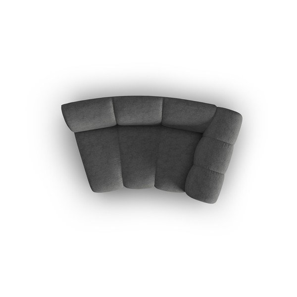 Šedý modul pohovky (pravý roh) Lupine – Micadoni Home-image-4