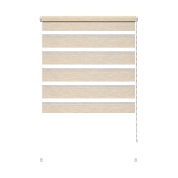 Krémová roleta den a noc 42,5x150 cm Zebra Silvalin – Gardinia