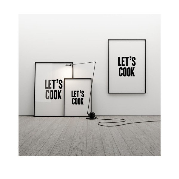 Plakát Let´s cook, 100x70 cm-image-2