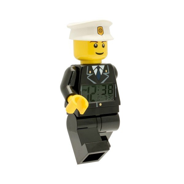 Hodiny s budíkem LEGO® City Policeman-image-2