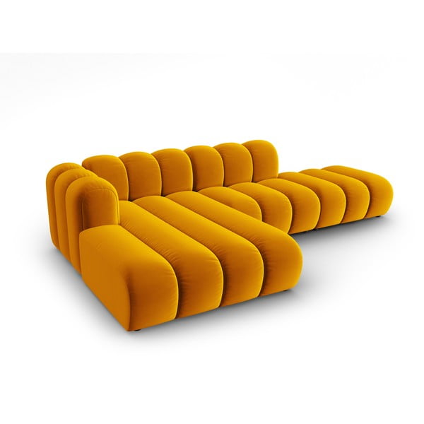 Žlutá rohová pohovka (levý roh) Lupine – Micadoni Home-image-2