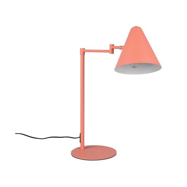 Oranžová stolní lampa s ohybatelnou konstrukcí (výška 50,5 cm) Cosima – Trio