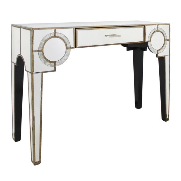Stůl se zásuvkou CIMC Gatsby Antique Mirror