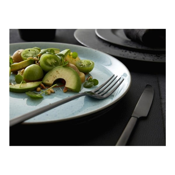 Světle šedý talíř z kameniny ø 27 cm Grey/Light Blue – Bitz-image-1