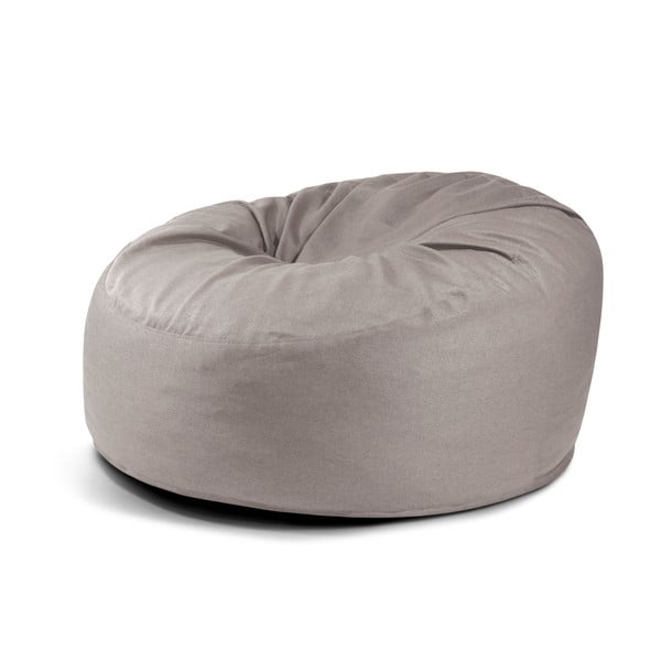 Šedobéžový sedací vak Om 135 – SLOWDOWN