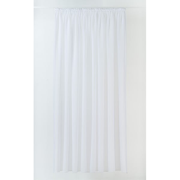 Bílá voálová záclona 140x245 cm Crush – Mendola Fabrics