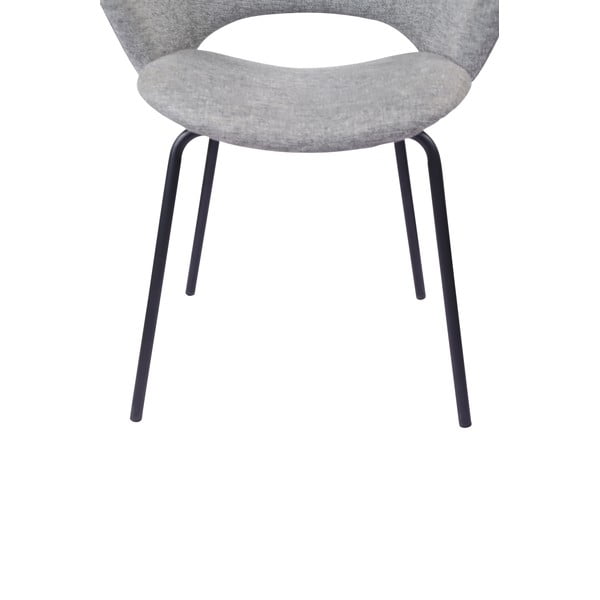 Světle šedá čalouněná jídelní křesla v sadě 2 ks Rowley – Unique Furniture-image-4
