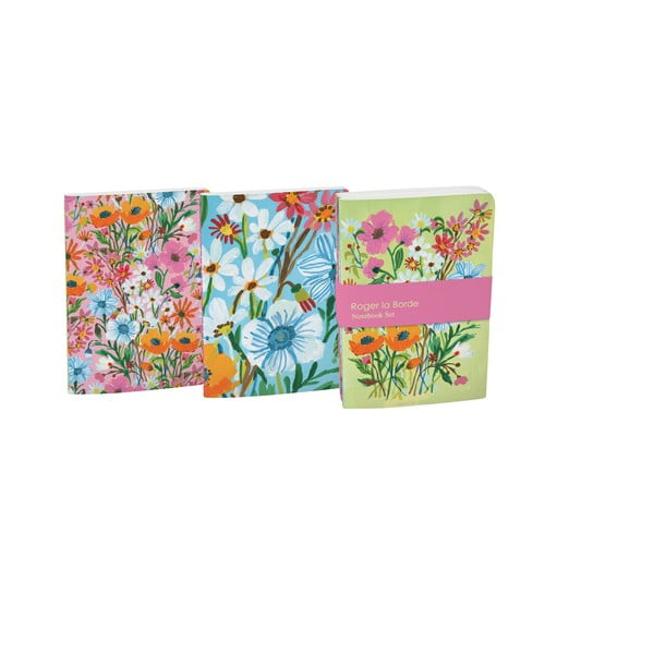 Zápisníky 64 str. formát A6 3 ks Flower Field – Roger la Borde-image-2