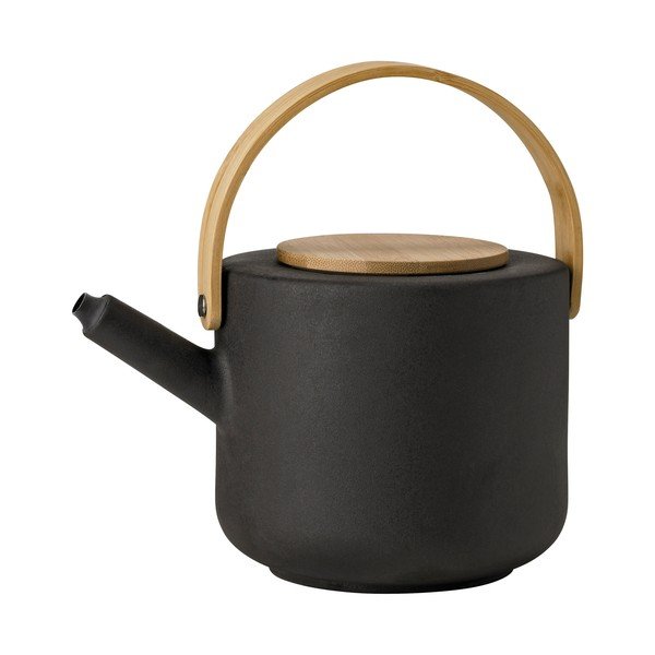 Černá kameninová konvice na čaj 1,25 l Theo – Stelton