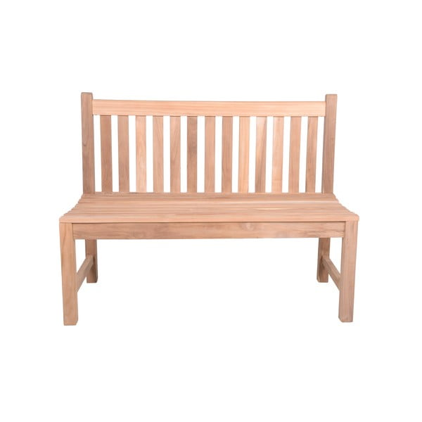 Dřevěná zahradní lavice v přírodní barvě Solo – Garden Pleasure
