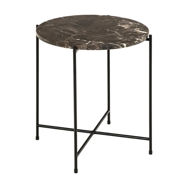 Kulatý odkládací stolek s mramorovou deskou  ø 42 cm Avila – Actona