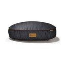 Tmavě modrý pelíšek pro psa ø 90 cm Round Bed Denim Medieval Blue / Dark Chocolate M – P.L.A.Y.