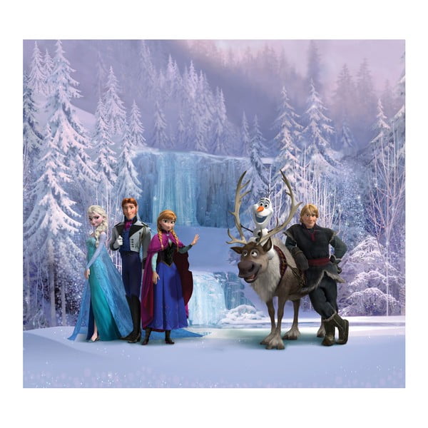 Foto závěs AG Design Frozen Ledové Království II, 160 x 180 cm