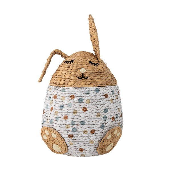 Dětský koš na hračky z vodního hyacintu ø 35x60 cm Villja – Bloomingville Mini