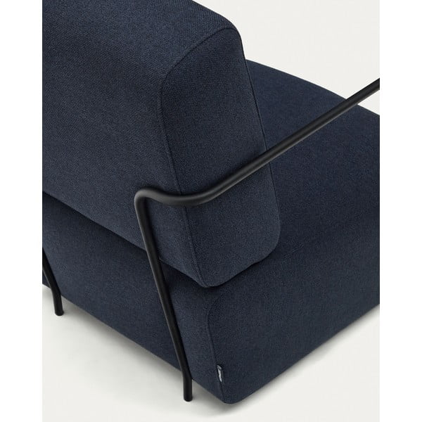 Modré křeslo Gamer – Kave Home-image-4