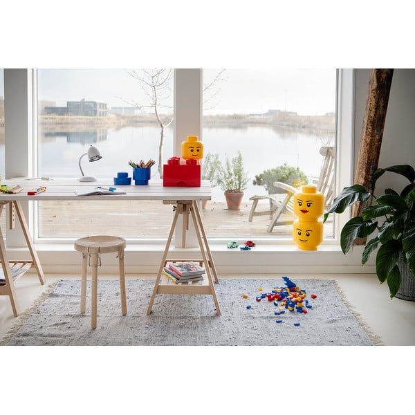 Žlutý úložný box ve tvaru hlavy LEGO® Silly L-image-1