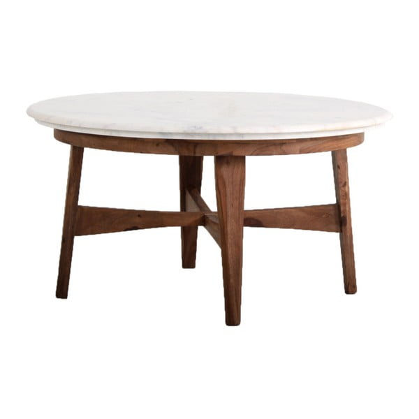 Odkládací stolek s podnožím z palisandrového dřeva VICAL HOME Aube