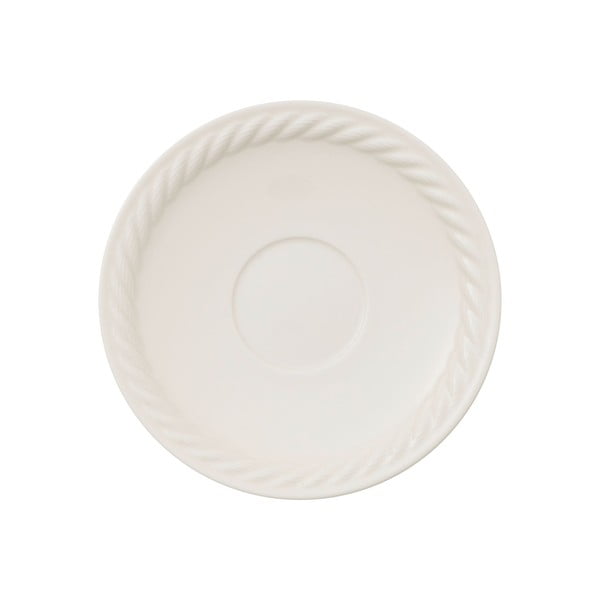 Bílý porcelánový podšálek Villeroy & Boch Montauk, 16 cm