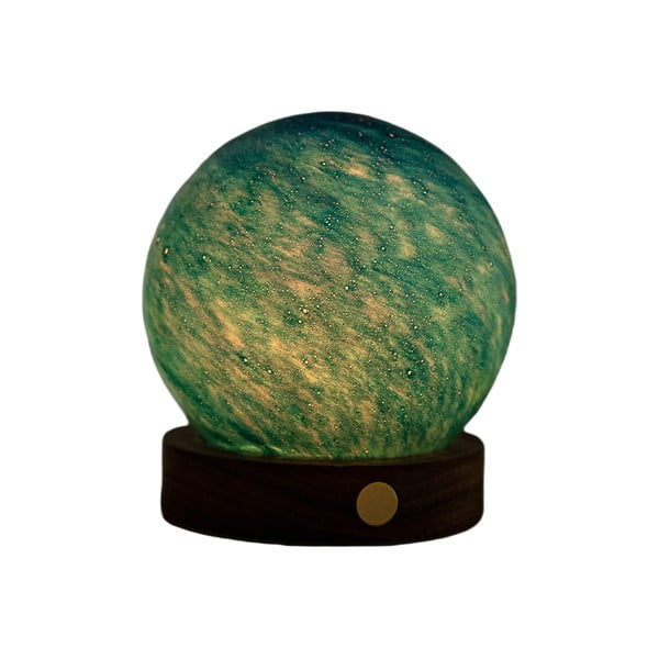 Tmavě hnědá/v tmavě přírodní barvě světelná dekorace na USB ø 8 cm Stellar Ocean – Gingko-image-3