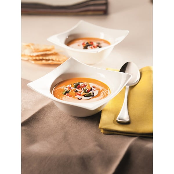 Bílá porcelánová miska Maxwell & Williams Motion, 19 x 19 cm-image-1