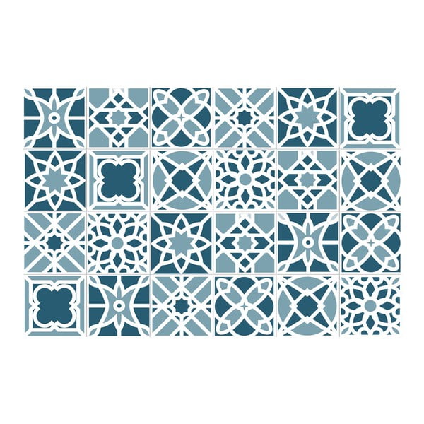 Vinylový koberec Floorart Zaragoza Azul, 66 x 100 cm