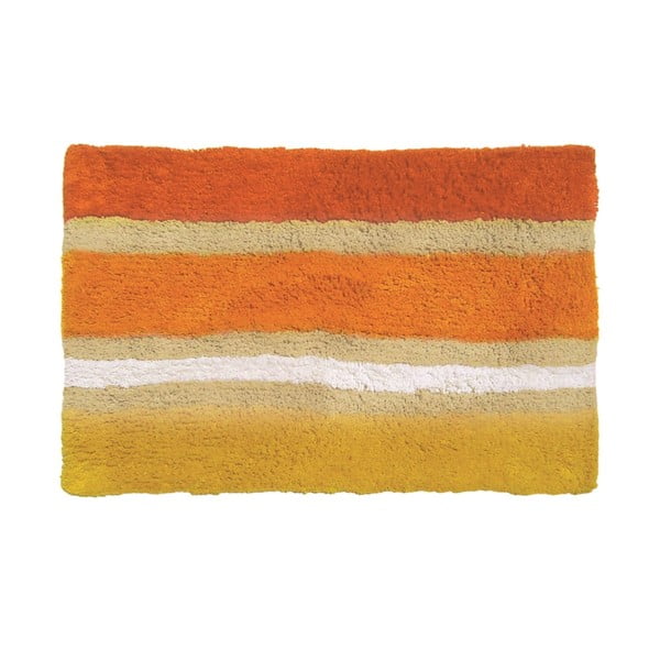 Koupelnová předložka Traces Orange, 50x75 cm