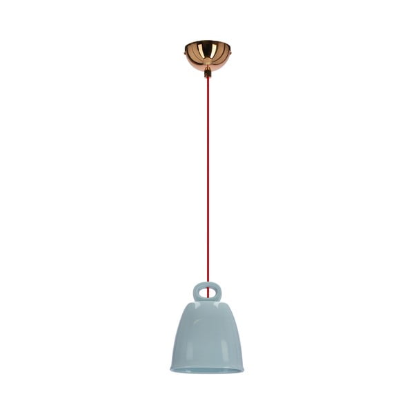 Modré závěsné svítidlo s keramickým stínidlem Sewilla – Candellux Lighting