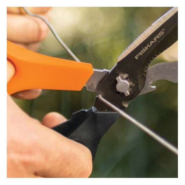Plně kalené víceúčelové nůžky Fiskars Solid Cuts+More-image-1
