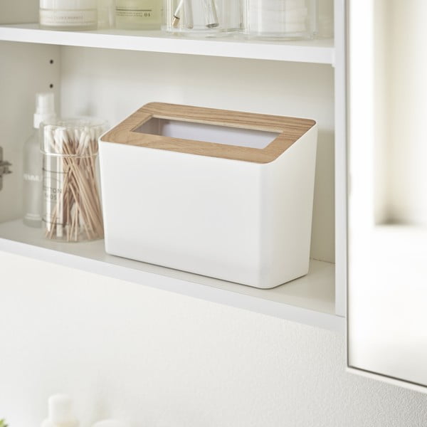 Bílý stolní koš na odpadky Yamazaki Rin, 2,3 l-image-1