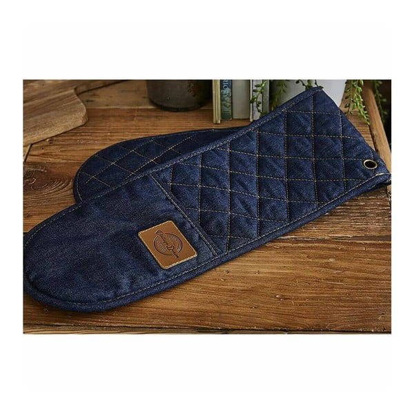 Dvojitá kuchyňská chňapka Cooksmart ® Oxford Denim-image-3