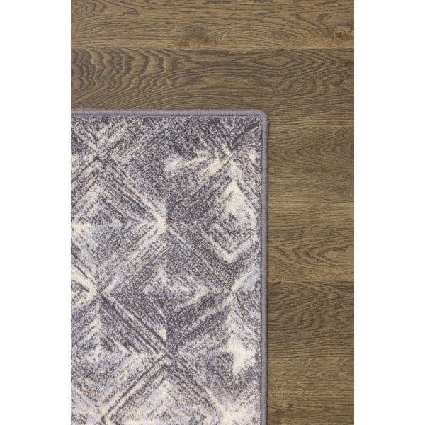 Šedý vlněný koberec 160x240 cm Moire – Agnella-image-3
