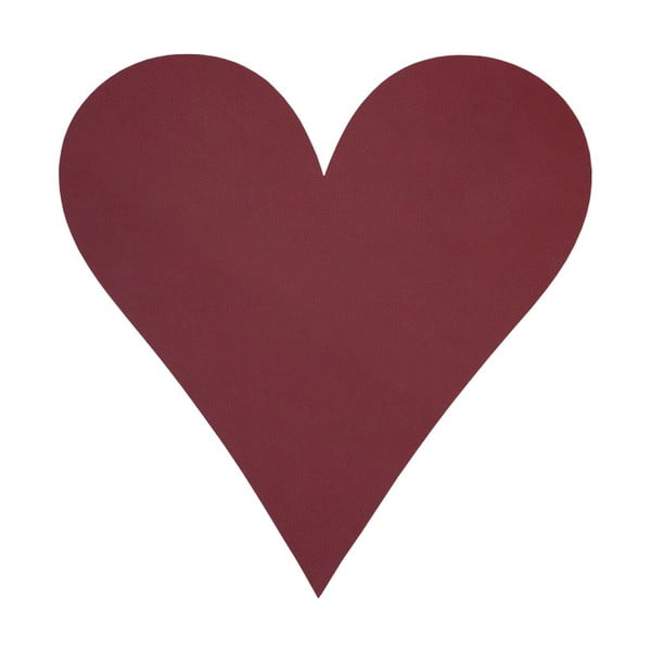 Prostírání z eko kůže 30x30 cm Heart Nupo – LIND DNA