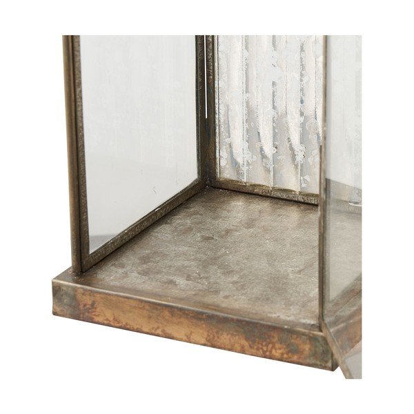Kovová/skleněná lucerna (výška 49 cm) Herslev – House Nordic-image-3