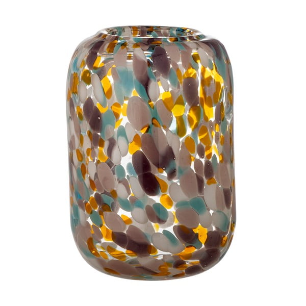 Skleněná ručně vyrobená váza (výška 18 cm) Vidia – Bloomingville-image-1