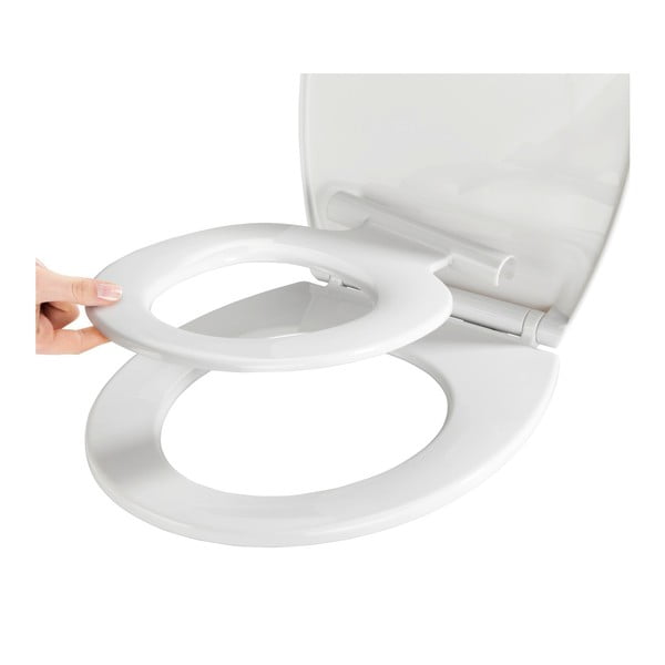 WC sedátko 2 v 1 s dětským prkýnkem Wenko Syros, 44, x 37,5 cm-image-1