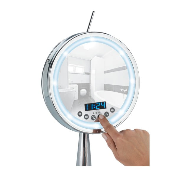 Zvětšovací stolní zrcadlo s LED světlem a rádiem Wenko Imperial-image-2