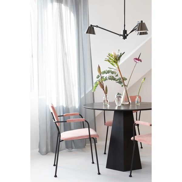 Kulatý jídelní stůl s deskou v dekoru jasanového dřeva ø 100 cm Pilar – Zuiver-image-1