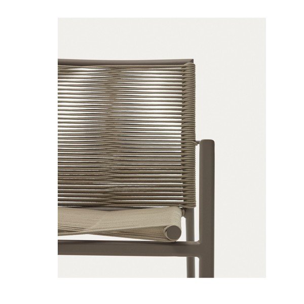 Béžová kovová zahradní židle Culip – Kave Home-image-1