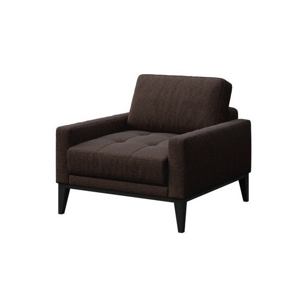 Čokoládově hnědé křeslo MESONICA Musso Tufted-image-2