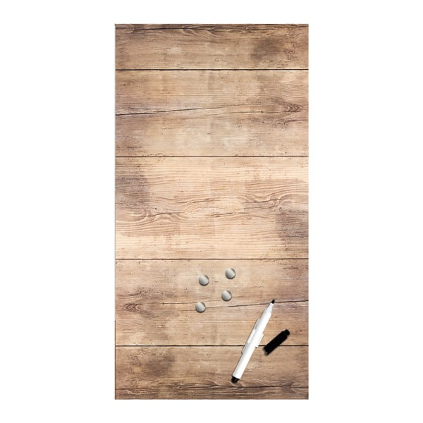 Magnetická tabule Styler Wood, 30 x 60 cm