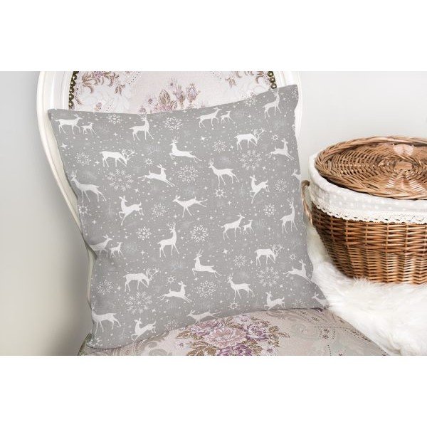 Vánoční povlak na polštář Minimalist Cushion Covers Reindeer, 42 x 42 cm-image-2