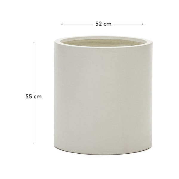 Květináč z cementu ø 52 cm Aiguablava – Kave Home-image-4