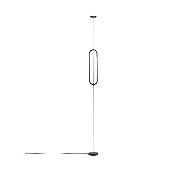 Černá LED stojací lampa (výška 300 cm) Bow – Kave Home