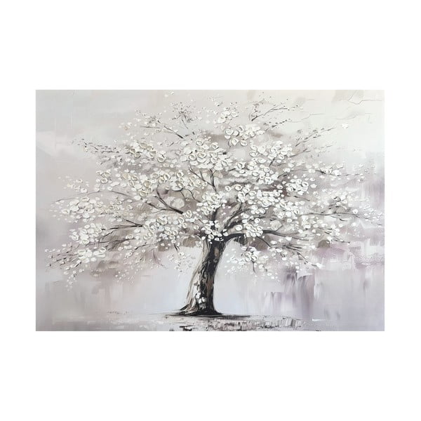 Obraz s ručně malovanými prvky 70x100 cm White Tree – Styler