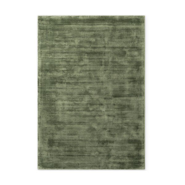Zelený ručně tkaný koberec z viskózy 80x150 cm Noemi – Vikosa