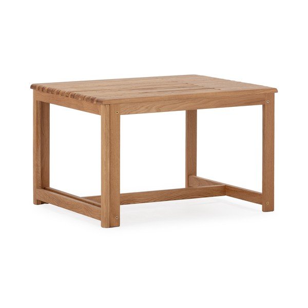 Konferenční stolek z dubového dřeva v přírodní barvě 60x70 cm Unai – MOME-image-3