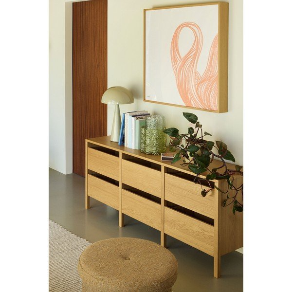 Komoda v dekoru dubu v přírodní barvě 150x65x40 cm Forma – Hübsch-image-1