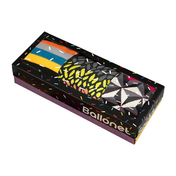 Set 3 párů ponožek Ballonet Socks Autumn v dárkovém balení, velikost 36 - 40-image-2