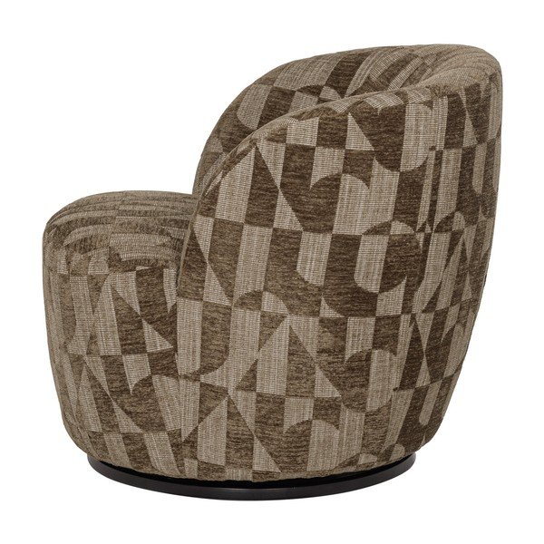 Khaki otočné křeslo Serra – WOOOD-image-3