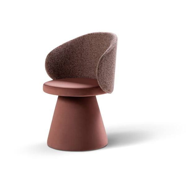 Růžové sametové křeslo Inez – Micadoni -image-2